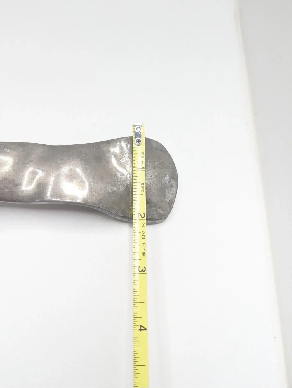 Vintage Collectible Cast Aluminum Salad Serving Spoon Sculptured 11